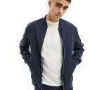 エイソス エイソス ASOS asos ASOS DESIGN 軽量ボンバー ジャケット、ネイビー アウター メンズ 男性 インポートブランド 小さいサイズから大きいサイズまで