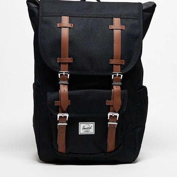 ハーシェルサプライ ハーシェルサプライ Herschel Supply Co Herschel Supply Co リトル アメリカ バックパック、ブラック 鞄 レディース 女性 インポートブランド