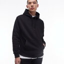 トップマン Topman TOPMAN トップマン スリム フィット パーカー、ブラック トップス メンズ 男性 インポートブランド 小さいサイズから大きいサイズまで