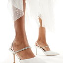 楽天セレクトショップ　Diva　ClosetBe Mine Bridal Elisa 装飾ストラップ ヒール シューズ （アイボリー） 靴 レディース 女性 インポートブランド 小さいサイズから大きいサイズまで