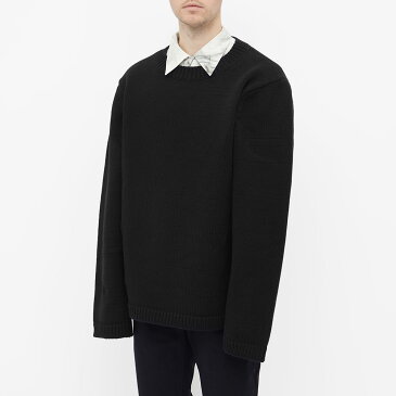 ラフ シモンズ RAF SIMONS ラフシモンズ特大クルーネックニット トップス メンズ 男性 インポートブランド 小さいサイズから大きいサイズまで
