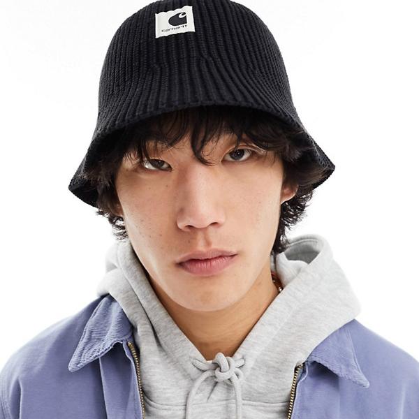 カーハート Carhartt WIP Carhartt Carhartt WIP パロマ ニット バケット ハット ブラック 帽子 レディース 女性 インポートブランド