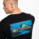 コロンビア Columbia コロンビア ラピッド リッジ バックプリント T シャツ (ブラック) ASOS 限定 トップス メンズ 男性 インポートブランド 小さいサイズから大きいサイズまで