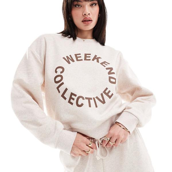 ASOS Weekend Collective I[g~[̃uE̊ۂSR[fC XEFbg gbvX fB[X  C|[guh TCY傫TCY܂