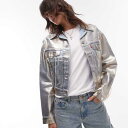 リーバイス Levi's リーバイスのメタリックシュリンク90年代デニムトラッカージャケット(ゴールド) 帽子 レディース 女性 インポートブランド