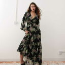 リクレイムドヴィンテージ Reclaimed Vintage リサイクルされた花柄のヴィンテージマキシドレス ワンピース レディース 女性 インポートブランド 小さいサイズから大きいサイズまで(4)