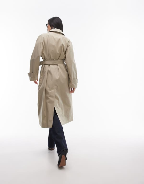 トップショップ Topshop TOPSHOP トップショップの究極のトレンチコート（ストーン） アウター レディース 女性 インポートブランド 小さいサイズから大きいサイズまで