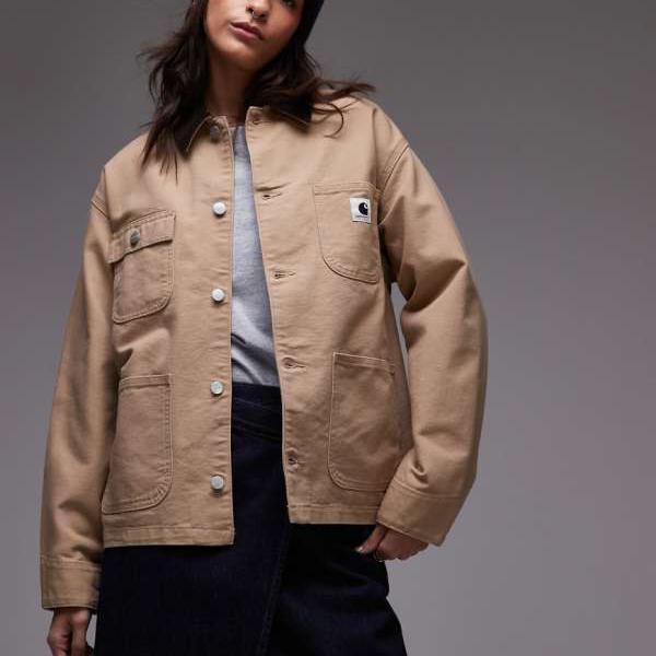 カーハート Carhartt WIP Carhartt カーハート WIP OG ミシガンコート ベージュ アウター レディース 女性 インポートブランド 小さいサイズから大きいサイズまでのサムネイル