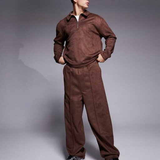エイソス ASOS asos ASOS DESIGN コーデュロイ スーパーバギー ソフトテーラードパンツ プリーツフロント ブラウンフェイクスエード パンツ ボトム メンズ 男性 インポートブランド 小さいサイズから大きいサイズまで エイソス ASOS asos ASOS DESIGN コーデュロイ スーパーバギー ソフトテーラードパンツ プリーツフロント ブラウンフェイクスエード パンツ ボトム メンズ 男性 インポートブランド 小さいサイズから大きいサイズまで