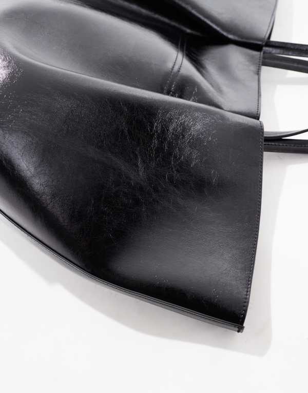 ストラディヴァリウス Stradivarius ストラディバリウス PU ショッパーバッグ（ブラック） 鞄 レディース 女性 インポートブランド