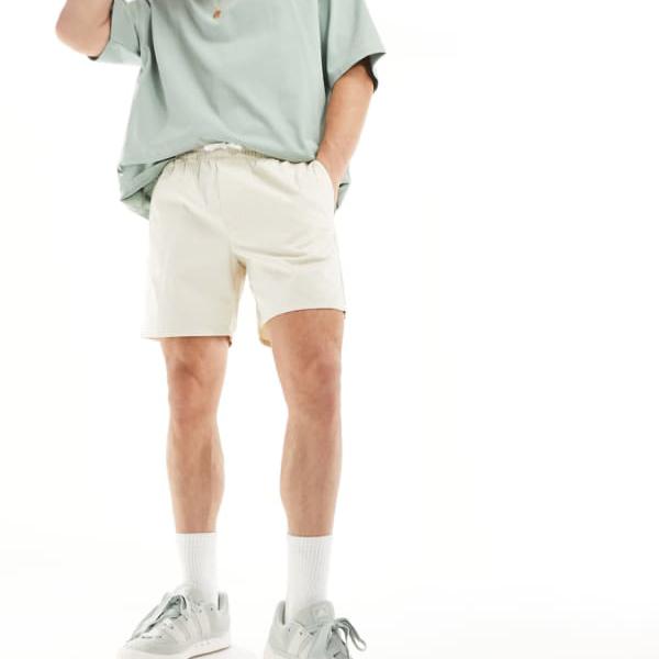 ウィークデイ Weekday Weekday Olsen レギュラーフィット ショーツ ベージュ パンツ ボトム メンズ 男性 インポートブランド 小さいサイズから大きいサイズまで