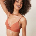 カルバンクライン Calvin Klein カルバン・クライン CK 96 ロゴ トライアングル プランジ ブラレット オレンジ 下着 レディース 女性 インポートブランド 小さいサイズから大きいサイズまで