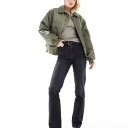 エイソス ASOS asos ASOS DESIGN トールミッドライズストレートジーンズ ウォッシュドブラック パンツ ボトム レディース 女性 インポートブランド 小さいサイズから大きいサイズまで(4)