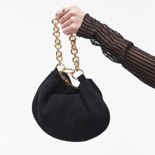 トップショップ Topshop TOPSHOP Topshop ジェミマ チェーンハンドル スクープ クラッチバッグ ブラック 鞄 レディース 女性 インポートブランド トップショップ Topshop TOPSHOP Topshop ジェミマ チェーンハンドル スクープ クラッチバッグ ブラック 鞄 レディース 女性 インポートブランド