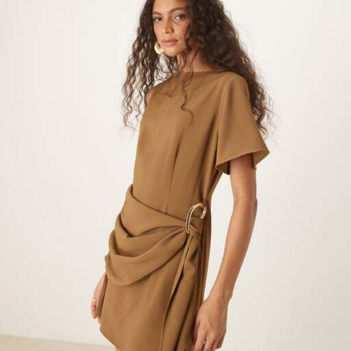 エイソス ASOS asos ASOS DESIGN ドロップウエスト サッシュフロント ミニドレス モカ ワンピース レディース 女性 インポートブランド 小さいサイズから大きいサイズまで エイソス ASOS asos ASOS DESIGN ドロップウエスト サッシュフロント ミニドレス モカ ワンピース レディース 女性 インポートブランド 小さいサイズから大きいサイズまで
