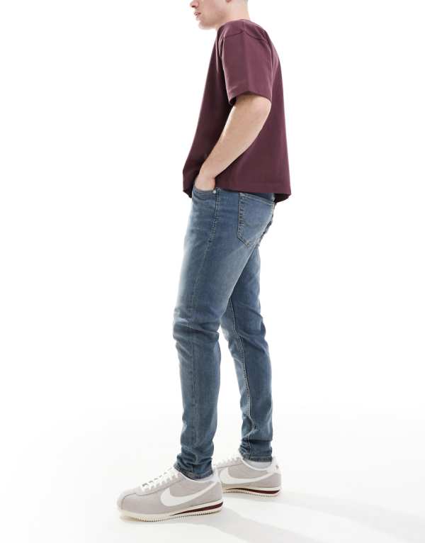 ジャックアンドジョーンズ Jack & Jones ジャック＆ジョーンズ ピート テーパード ジーンズ ヴィンテージブルー パンツ ボトム メンズ 男性 インポートブランド 小さいサイズから大きいサイズまで