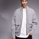 HUGO BLUE ノンボス ルーズフィット ジップスルー スウェットシャツ ブラック トップス メンズ 男性 インポートブランド 小さいサイズから大きいサイズまで