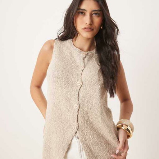 エイソス ASOS asos ASOS DESIGN ニット クルーネック ロングライン ブークレ ウエストコート オートミール トップス レディース 女性 インポートブランド 小さいサイズから大きいサイズまで エイソス ASOS asos ASOS DESIGN ニット クルーネック ロングライン ブークレ ウエストコート オートミール トップス レディース 女性 インポートブランド 小さいサイズから大きいサイズまで