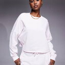 リバーアイランド River Island RIVER ISLAND リバーアイランド チョップドスウェットシャツ コーデ ライトピンク トップス レディース 女性 インポートブランド 小さいサイズから大きいサイズまで
