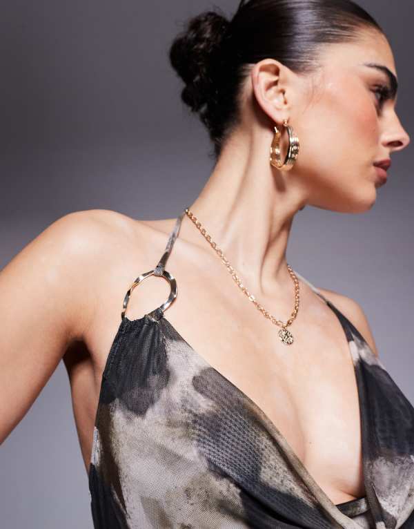 Enza Costa 【 Exposed Shoulder Dress Women 】 ドレス レディースファッション ドレス レディース