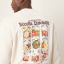 エイソス ASOS asos ASOS DESIGN 胸と背中に豆腐プリントのボックス型オーバーサイズスウェットシャツ トップス メンズ 男性 インポートブランド 小さいサイズから大きいサイズまで