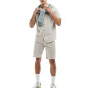 オンリー&サンズ Only & Sons ONLY & SONS シアサッカーシャツ コーデ グレー トップス メンズ 男性 インポートブランド 小さいサイズか...