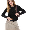 コットンオン Cotton:On Cotton On コットンオンのボタンアップジャージーカーディガン(ブラックポインテール) トップス レディース 女性 イン...