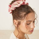 エイソス ASOS asos ASOS DESIGN ギンガムチェックと刺繍デザインのシュシュ(赤) アクセサリー レディース 女性 インポートブランド