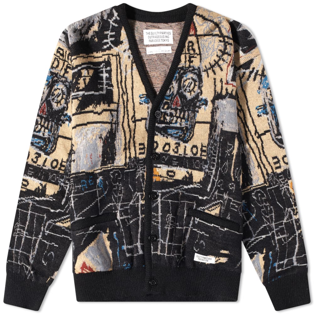 ワコマリア Wacko Maria Wacko Maria Jean-Michel Basquiat カーディガン トップス メンズ 男性 インポートブランド 小さいサイズから大きいサイズまでのサムネイル