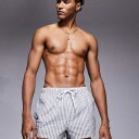 エイソス ASOS asos ASOS DESIGN シアサッカー スイムショーツ スーパーショート丈 グレーストライプ 水着 メンズ 男性 インポートブランド 小さいサイズから大きいサイズまで