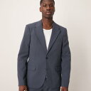 エイソス ASOS asos ASOS DESIGN 4ウェイストレッチ スキニーフィット スーツジャケット ネイビー アウター メンズ 男性 インポートブランド 小さいサイズから大きいサイズまで