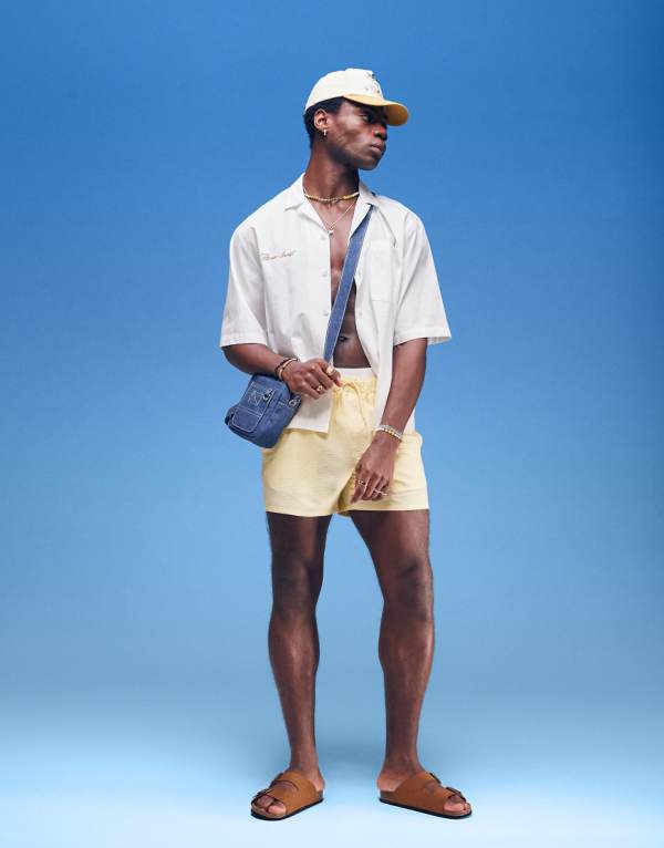 Duvin Design 【 Hibiscus Tanning Swim Short Men 】 メンズファッション 水着 メンズ