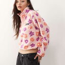 コロンビア Columbia コロンビア ヘルベティア プリント クロップド ハーフスナップ フリース (ピンク) トップス レディース 女性 インポートブラン...