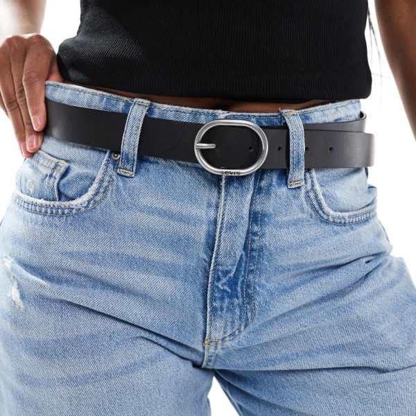 リーバイス Levi's リーバイスのエルモシラレザーベルト(ブラック) ベルト レディース 女性 インポートブランド