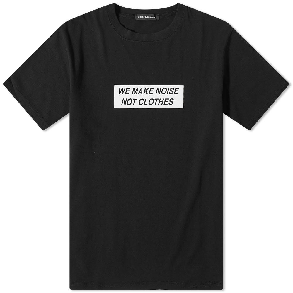 アンダーカバー UNDERCOVER Undercover We Make Noise Not 洋服 Tシャツ トップス メンズ 男性 インポートブランド 小さいサイズから大きいサイズまで