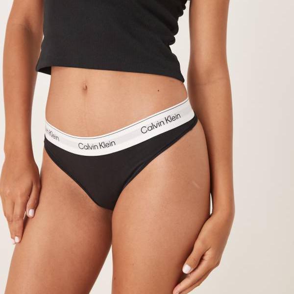 カルバンクライン Calvin Klein カルバン・クライン アイコン コットン モダール ソング（ブラック） ..