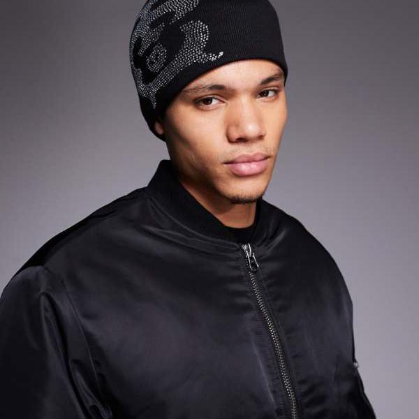 ICECREAM クリスタルビーニー（ブラック） 帽子 メンズ 男性 インポートブランド