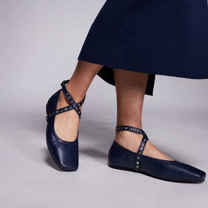 パブリックデザイア Public Desire パブリックデザイア スコッティ バレエフラット(ネイビー) 靴 レディース 女性 インポートブランド 小さいサイズから大きいサイズまで