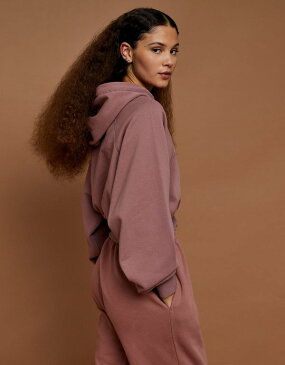トップショップ Topshop TOPSHOP ローズのトップショッププレミアムレジャーバブル裾パーカー トップス レディース 女性 インポートブランド 小さいサイズから大きいサイズまで
