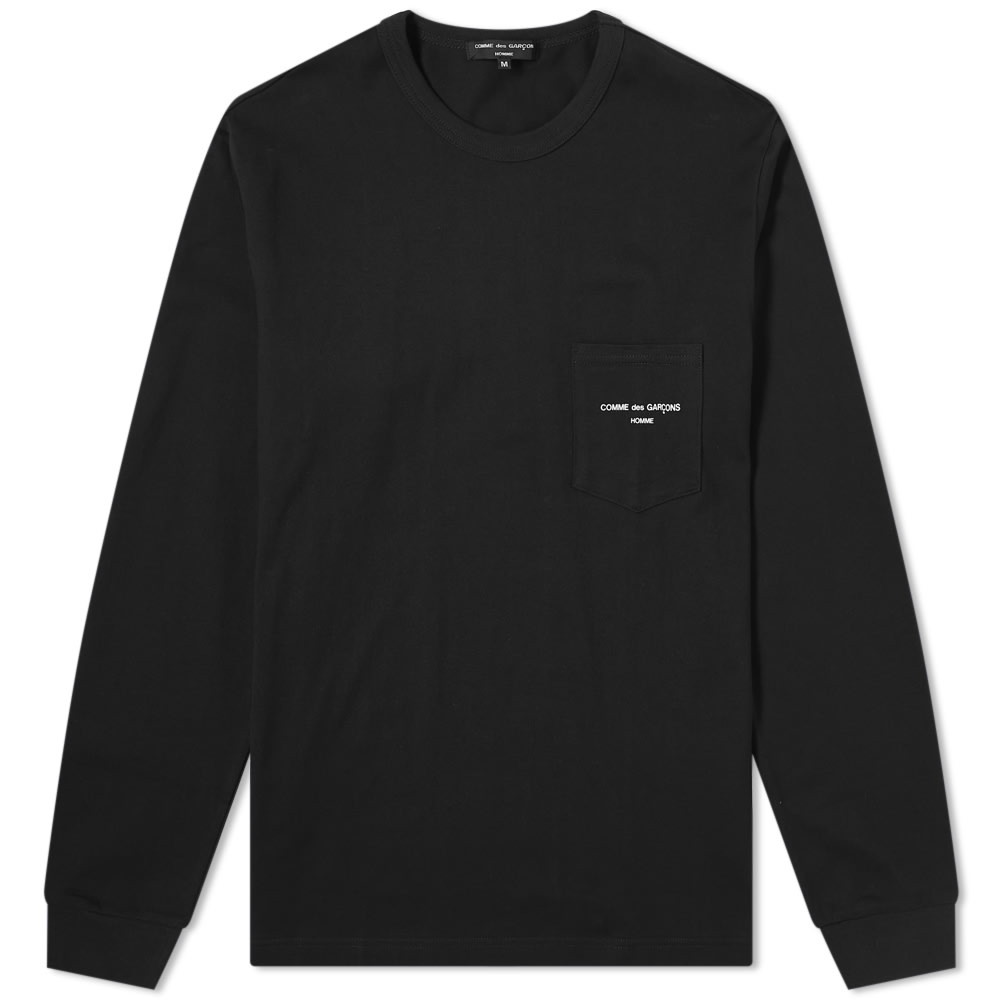 コムデギャルソン・オム・プリュス Comme des Garçons Homme Plus コムデギャルソンオム長袖ロゴTシャツ トップス メンズ 男性 インポートブランド 小さいサイズから大きいサイズまで