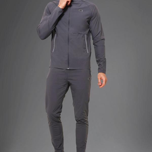 boohoo(ブーフー）BOOHOO マンアクティブジムナイロンファネルネックトラックスーツ スウェット 上下 メンズ 男性 インポートブランド セットアップ トラックスーツ 大きいサイズまで 20代 30代 40代 プレゼント 誕生日