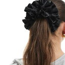 エイソス ASOS asos ASOS DESIGNのプリーツフリルディテールのオーバーサイズシュシュ アクセサリー レディース 女性 インポートブランド
