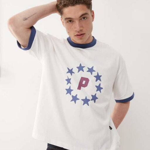 禁止された星のロゴTシャツ(青) トップス メンズ 男性 インポートブランド 小さいサイズから大きいサイズまで 禁止された星のロゴTシャツ(青) トップス メンズ 男性 インポートブランド 小さいサイズから大きいサイズまで