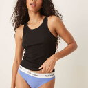 カルバンクライン Calvin Klein カルバン・クライン モダンコットン ハイレッグタンガ(コーンフラワーブルー) 下着 レディース 女性 インポートブラ...