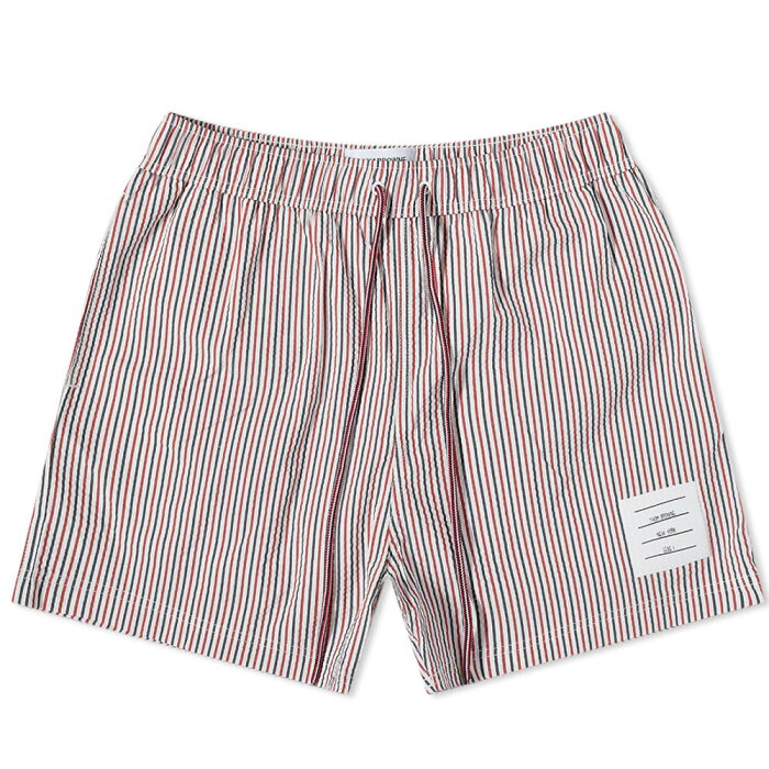 トム ブラウン THOM BROWNE Thom Browne Seersucker Swim Short 水着 メンズ 男性 インポートブランド 小さいサイズから大きいサイズまで