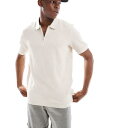 ジャックアンドジョーンズ Jack & Jones ジャック&ジョーンズ ジップポロ(ベージュ) トップス メンズ 男性 インポートブランド 小さいサイズから大きいサイズまで