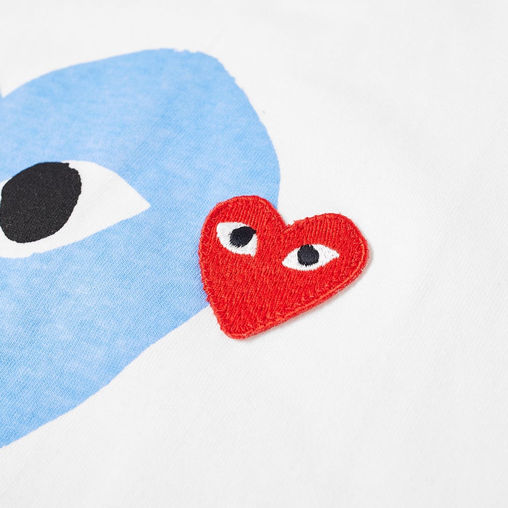 コム・デ・ギャルソン・プレイ PLAY COMME des GARCONS コムデギャルソンプレイウィメンズダブルハートロゴTシャツ トップス メンズ 男性 インポートブランド 小さいサイズから大きいサイズまで