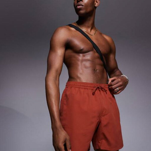 エイソス ASOS asos ASOS DESIGN ミドル丈スイムショーツ(ラストカラー) 水着 メンズ 男性 インポートブランド 小さいサイズから大きいサイズまで エイソス ASOS asos ASOS DESIGN ミドル丈スイムショーツ(ラストカラー) 水着 メンズ 男性 インポートブランド 小さいサイズから大きいサイズまで