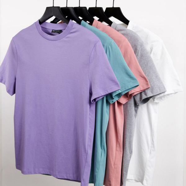 エイソス ASOS asos ASOS DESIGN5パックオーガニックTシャツ トップス メンズ 男性 インポートブランド 小さいサイズから大きいサイズまで