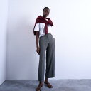トップショップ Topshop TOPSHOP トップショップのローライズストレートレッグトラウザー(グレー) ボトム レディース 女性 インポートブランド 小さいサイズから大きいサイズまで